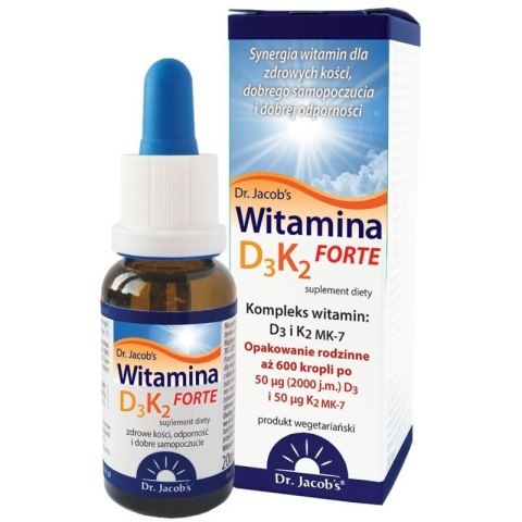 Witamina D3 K2 Forte suplement diety w kroplach 20ml