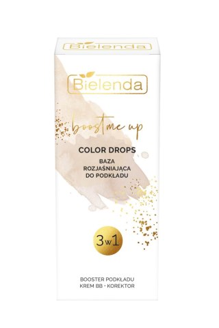 BIELENDA Boost Me Up Baza rozjaśniająca do podkładu 3w1 15 ml