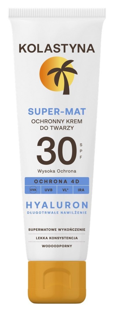 KOLASTYNA Krem ochronny do twarzy - Super Mat SPF30 50ml KOLASTYNA Krem ochronny do twarzy - Super Mat SPF30 50ml