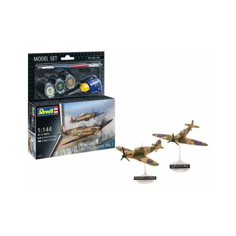 Revell 63771 Model Set 1/144 Spitfire Ia & Hurricane