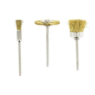 Rotacraft RBU2900 Assorted Brass Brushes (3 pcs)