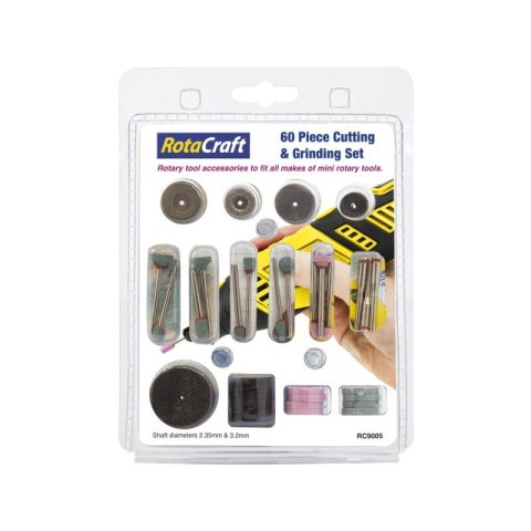 Rotacraft RC9005 60 pc Cutting & Grinding Set