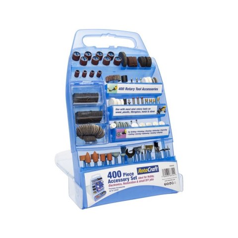 Rotacraft RC9400 400 pc Rotary Tool Accesory Set