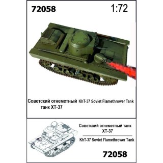 Zebrano 72058 KhT-37 Soviet Flamethrower Tank