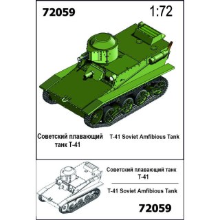 Zebrano 72059 T-41 Soviet Amfibious Tank