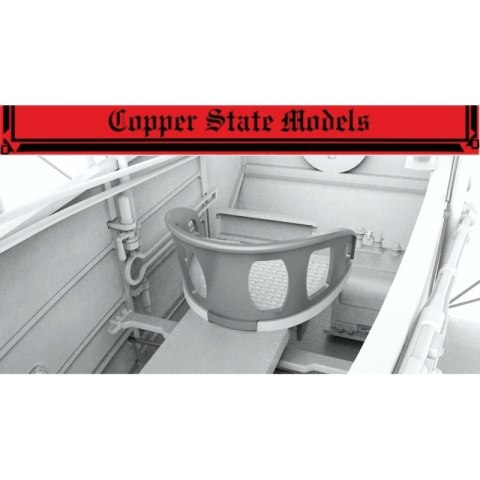 Copper State Models A32-013 Seat Backrest for Caudron G.III (British Type)