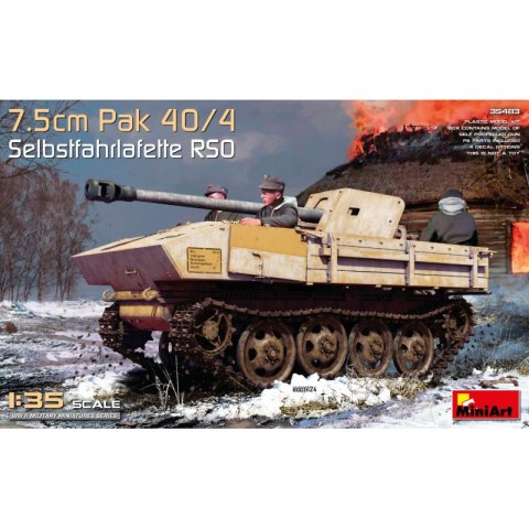 Mini Art 35483 Slebstfahrlafette RSO 7,5 cm Pak 40/4