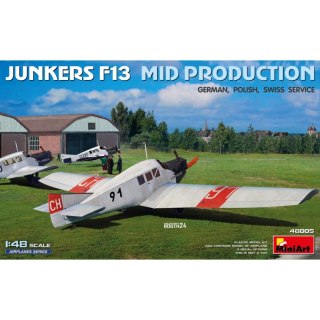 Mini Art 48005 Junkers F13 Mid Production German, Polish, Swiss Service