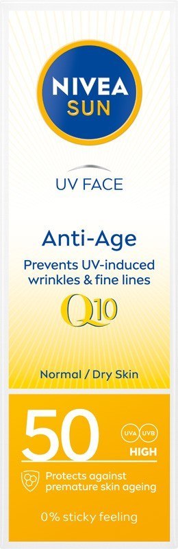 NIVEA SUN Krem SPF 50 p/zmarszczkowy 50ml & NIVEA SUN Krem SPF 50 p/zmarszczkowy 50ml &