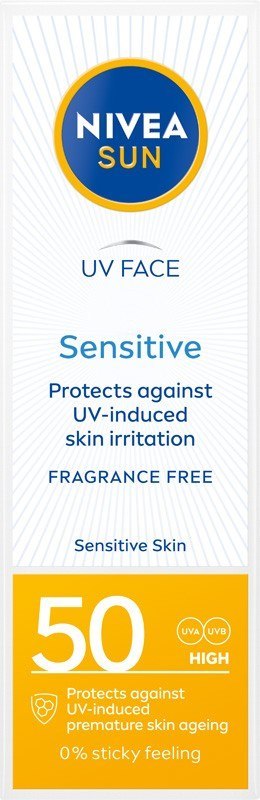 NIVEA SUN Krem SPF 50 skóra wrażliwa&