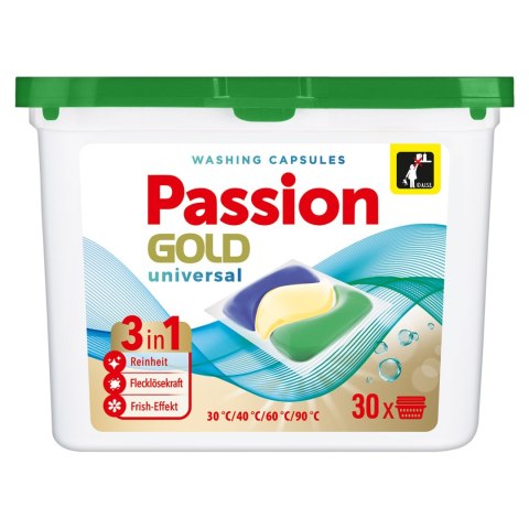 PASSION GOLD Kapsułki do prania 30szt. 3w1 Uniwers PASSION GOLD Kapsułki do prania 30szt. 3w1 Uniwers