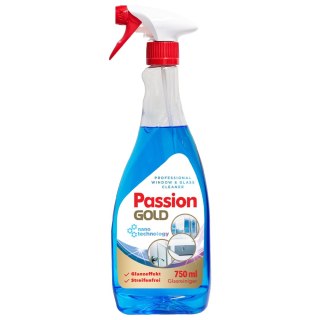PASSION GOLD Płyn do szyb 750ml Niebieski