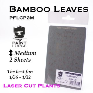 Paint Forge PFLCP2M Laser Cut Plants Bamboo Leaves 2M