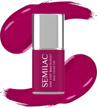 SEMILAC One Step Glossy 3in1 Lakier hybrydowy do paznokci S690 Coral Pink 7 ml