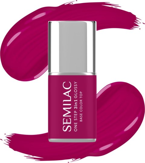 SEMILAC One Step Glossy 3in1 Lakier hybrydowy do paznokci S690 Coral Pink 7 ml SEMILAC One Step Glossy 3in1 Lakier hybrydowy do paznokci S690 Coral Pink 7 ml