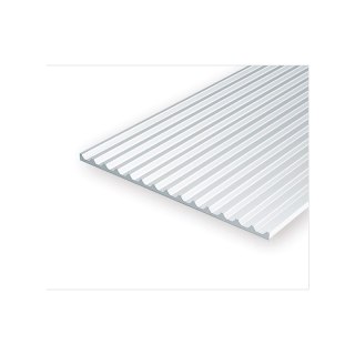 Evergreen 4542 1,00 mm Polystyrene Sheet Board & Batten 1,90 mm (15 x 30 cm)