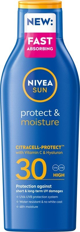 NIVEA SUN Protect & Moisture Balsam nawilżający do opalania SPF30 200 ml NIVEA SUN Protect & Moisture Balsam nawilżający do opalania SPF30 200 ml