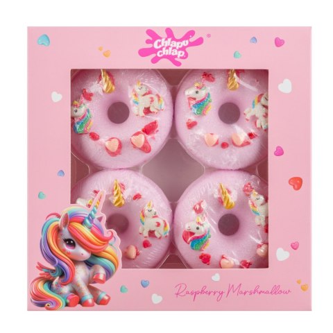 CHLAPU CHLAP Donut d/kąp.-pianka malin.(róż)4szt CHLAPU CHLAP Donut d/kąp.-pianka malin.(róż)4szt
