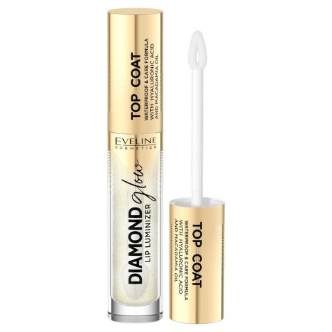 EVELINE Diamond Glow Lip Luminizer Błyszczyk-Top Coat do ust nr 12 4.5 ml EVELINE Diamond Glow Lip Luminizer Błyszczyk-Top Coat do ust nr 12 4.5 ml