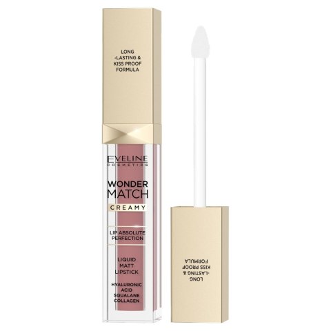 EVELINE Matowa Pomadka w płynie Wonder Match Creamy nr 05 - Sweet Nude 6.8 ml EVELINE Matowa Pomadka w płynie Wonder Match Creamy nr 05 - Sweet Nude 6.8 ml