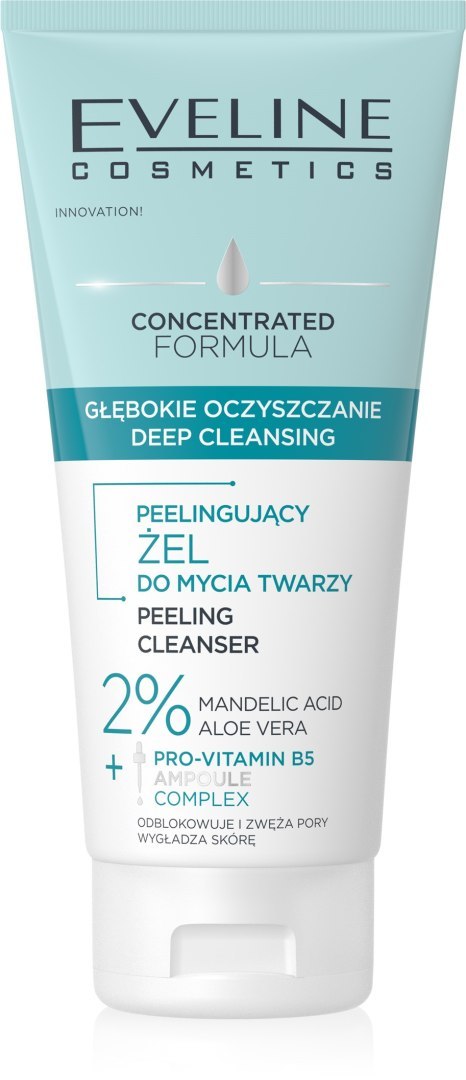EVELINE Peelingujący Żel do mycia twarzy - głębokie oczyszczanie 150 ml EVELINE Peelingujący Żel do mycia twarzy - głębokie oczyszczanie 150 ml