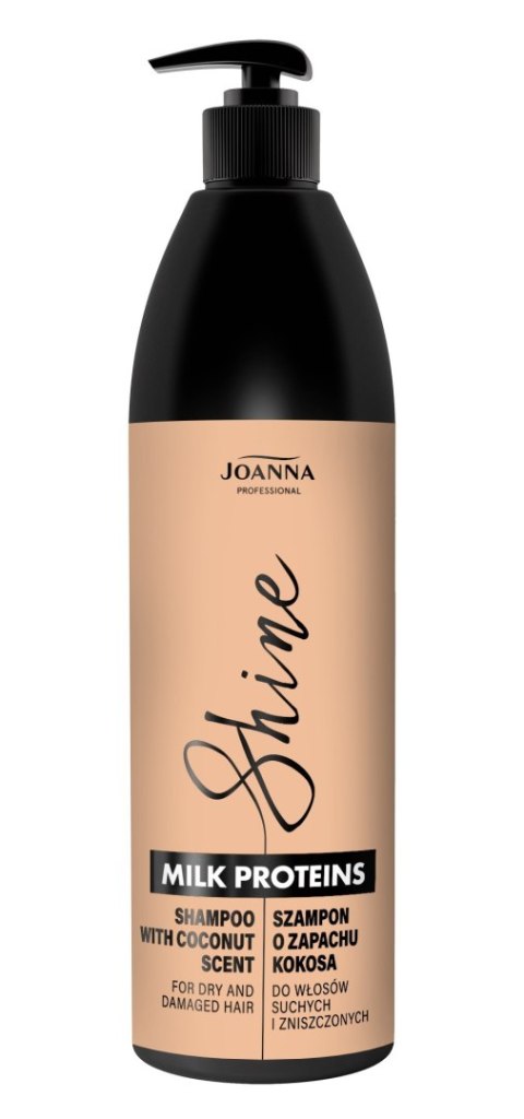 JOANNA PROFESSIONAL Milk Proteins Szampon o zapachu aromatycznego kokosa, 1000 ml JOANNA PROFESSIONAL Milk Proteins Szampon o zapachu aromatycznego kokosa, 1000 ml