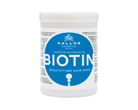 KALLOS Maska d/włosów 1000ml Biotin upiększ. KALLOS Maska d/włosów 1000ml Biotin upiększ.
