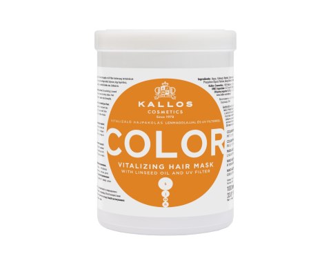 KALLOS Maska d/włosów 1000ml Color witalizująca KALLOS Maska d/włosów 1000ml Color witalizująca