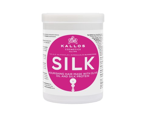 KALLOS Maska d/włosów 1000ml Silk z prot. jedw. KALLOS Maska d/włosów 1000ml Silk z prot. jedw.