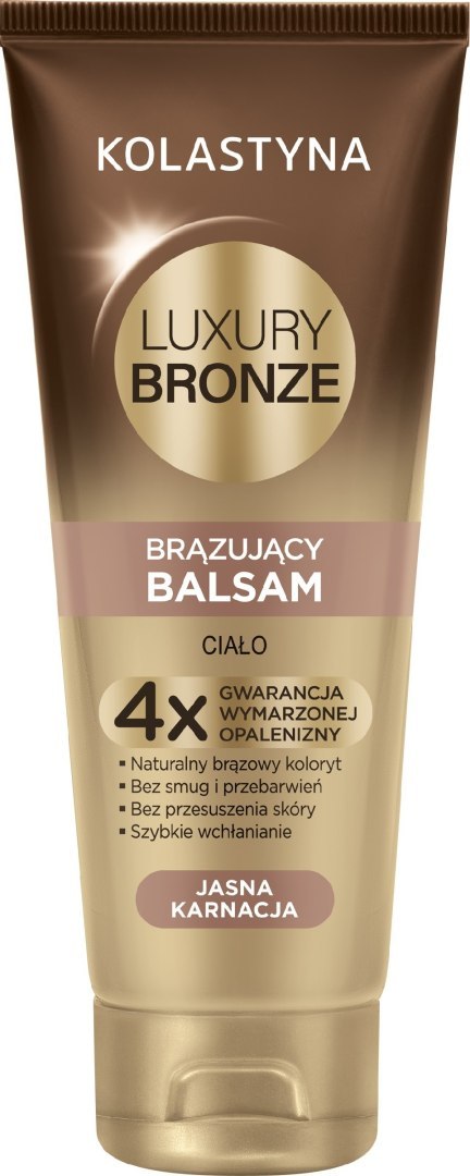 KOLASTYNA Luxury Bronze Balsam brązujący do ciała - jasna karnacja 200 ml KOLASTYNA Luxury Bronze Balsam brązujący do ciała - jasna karnacja 200 ml