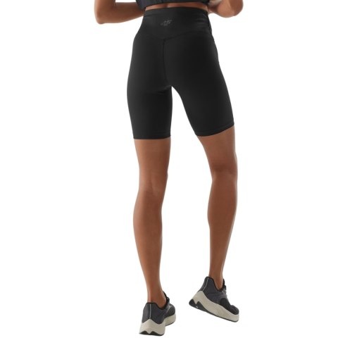 Legginsy damskie krótkie 4F F012 głęboka czerń 4FWAW24TFSTF012 20S Legginsy damskie krótkie 4F F012 głęboka czerń 4FWAW24TFSTF012 20S