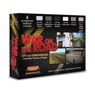 Lifecolor Sets LIFCS49 War on the Road - Concrete Tarmac & Plaster