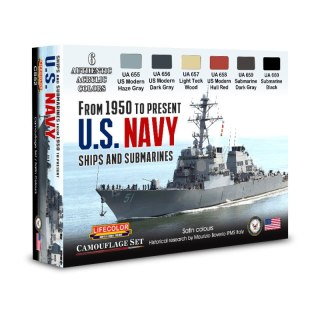 Lifecolor Sets LIFCS52 US Navy from 1950 to Present