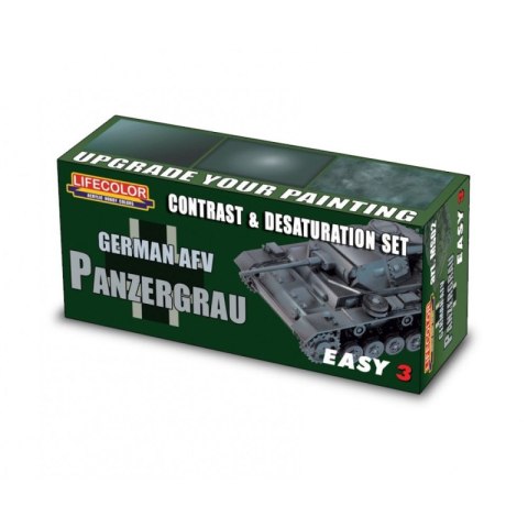 Lifecolor Sets LIFMS02 German AFV Panzergrau