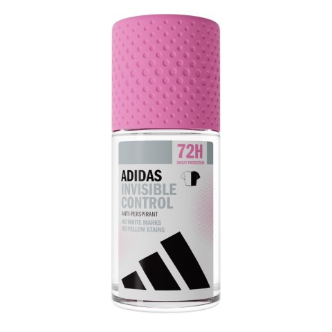 ADIDAS Invisible Control 72h Dezodorant anti-perspirant roll-on dla kobiet 50 ml ADIDAS Invisible Control 72h Dezodorant anti-perspirant roll-on dla kobiet 50 ml