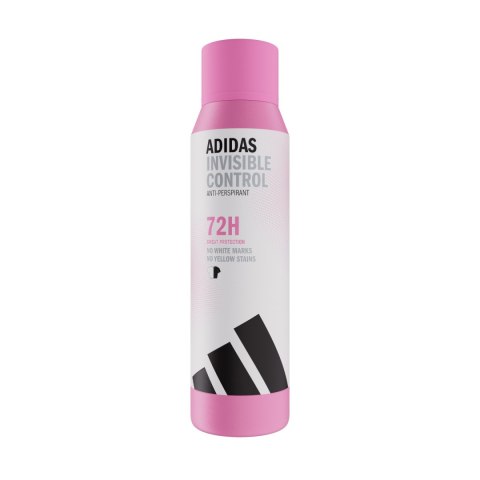ADIDAS Invisible Control 72h Dezodorant anti-perspirant w sprayu dla kobiet 150 ml ADIDAS Invisible Control 72h Dezodorant anti-perspirant w sprayu dla kobiet 150 ml