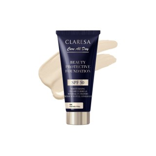 CLARESA Beauty Protective Foundation Nawilżający podkład z filtrem SPF 50 0N Fair Neutral 30 ml