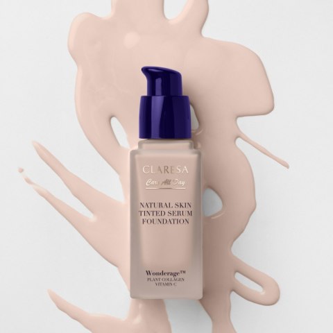 CLARESA Natural Skin Tinted Serum Foundation Podkład-serum z naturalnym wykończeniem 0N Fair Neutral 32 ml CLARESA Natural Skin Tinted Serum Foundation Podkład-serum z naturalnym wykończeniem 0N Fair Neutral 32 ml