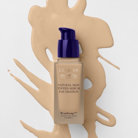 CLARESA Natural Skin Tinted Serum Foundation Podkład-serum z naturalnym wykończeniem 2WO Medium Olive 32 ml CLARESA Natural Skin Tinted Serum Foundation Podkład-serum z naturalnym wykończeniem 2WO Medium Olive 32 ml