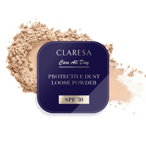 CLARESA Protective Dust Loose Powder Puder sypki utrwalający z filtrem SPF 30 Universal 5 g CLARESA Protective Dust Loose Powder Puder sypki utrwalający z filtrem SPF 30 Universal 5 g