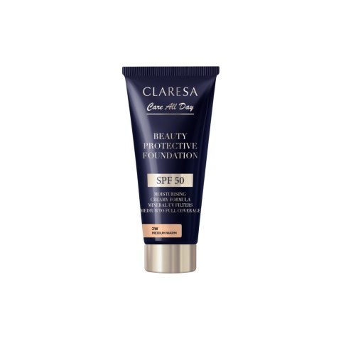Claresa Podkład nawilżający 2W Medium Warm SPF50 Claresa Podkład nawilżający 2W Medium Warm SPF50