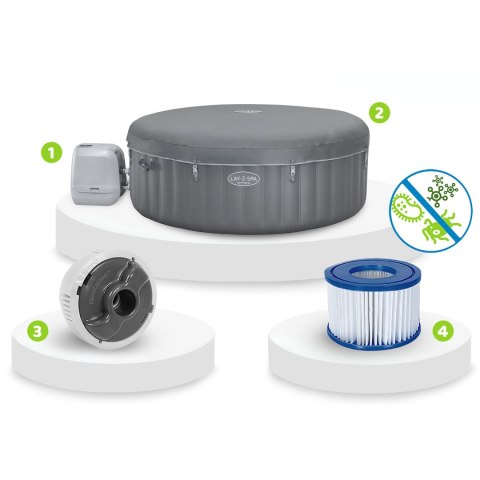 Dmuchane SPA Lay-Z Santorini Pro 7 osobowe Bestway 6001T Dmuchane SPA Lay-Z Santorini Pro 7 osobowe Bestway 6001T