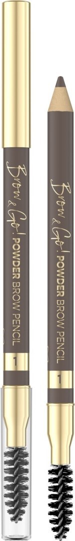 EVELINE Brow & Go Pudrowa Kredka do brwi nr 01 EVELINE Brow & Go Pudrowa Kredka do brwi nr 01