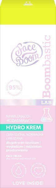 FACEBOOM Bombastic Lab Hydro krem nawilżająco-rozjaśniający z ultrastabilną witaminą C 50 ml