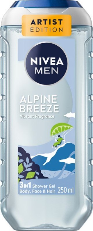 NIVEA MEN Żel pod prysznic Alpine Breeze 3w1 250 ml