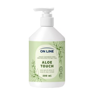 ON LINE Kremowe mydło do rąk i ciała Aloes&Olej z oliwek 500 ml