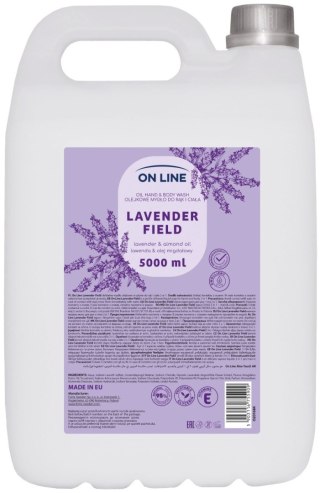 ON LINE Olejkowe mydło do rąk i ciała Lawenda&Olej migdałowy 5000 ml