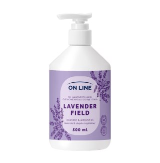 ON LINE Olejkowe mydło do rąk i ciała Lawenda&Olejek migdałowy 500 ml