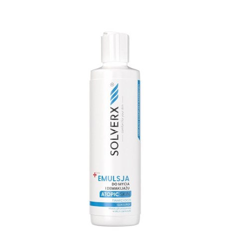 SOLVERX Atopic Skin Emulsja do mycia i demakijażu twarzy i oczu 200 ml SOLVERX Atopic Skin Emulsja do mycia i demakijażu twarzy i oczu 200 ml