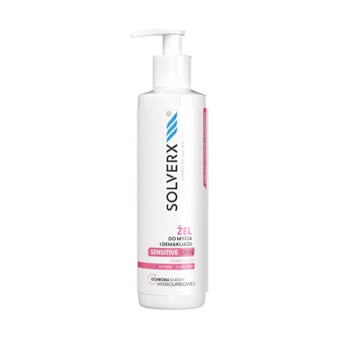 SOLVERX Sensitive Skin Żel do mycia i demakijażu twarzy i oczu 200 ml SOLVERX Sensitive Skin Żel do mycia i demakijażu twarzy i oczu 200 ml
